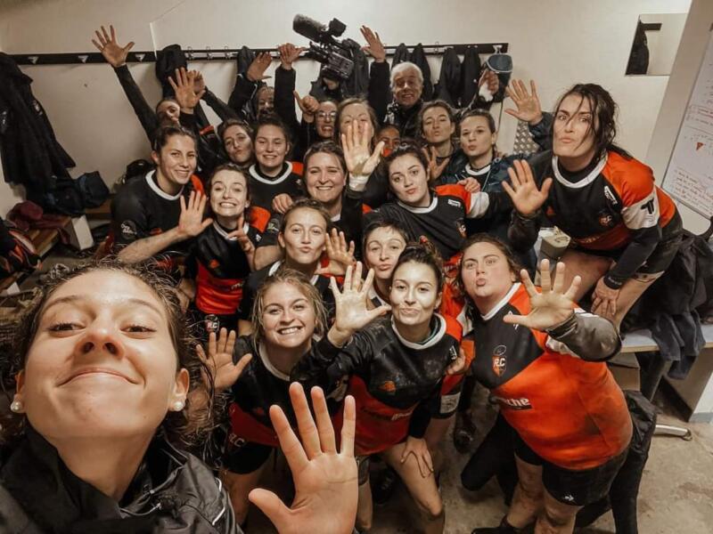 Selfie victoire des Kaolines de St Yrieix contre le Val de L'Aurence Limoges