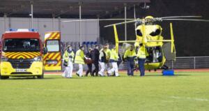 accident de sport rugby sct yussuf tuncer amene par le samu _6394153
