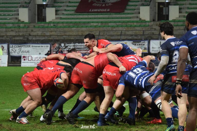 Les avants limougeauds ont su prendre le meilleur sur leurs vis-à-vis (crédit photo Jeremy VdC)