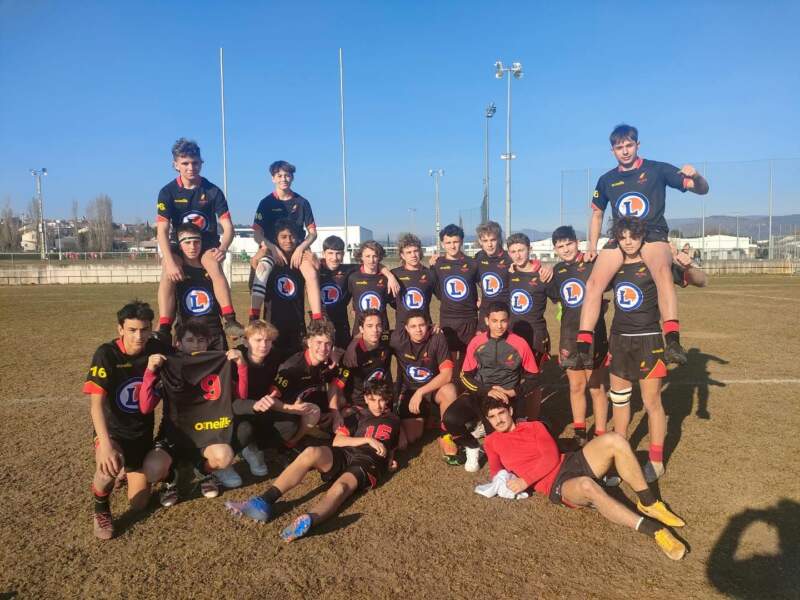 Grosse performance des U16 Nationaux de Millau qui s'imposent 76 à 0 en Ardèche face à Aubenas.