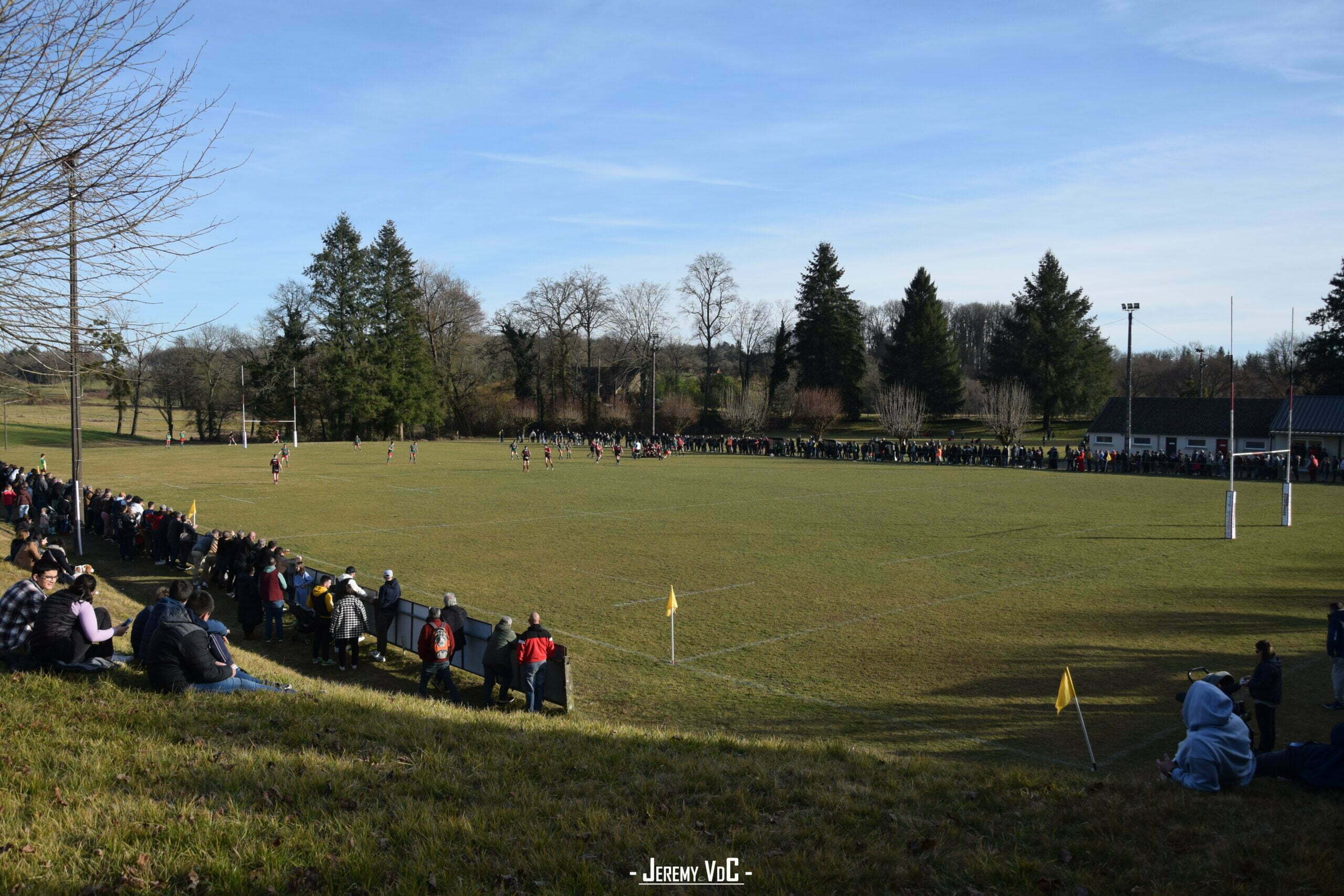 Un stade Fleygnac avec la foule des grands jours pour ce derby tant attendu (crédit photo Jeremy VdC)