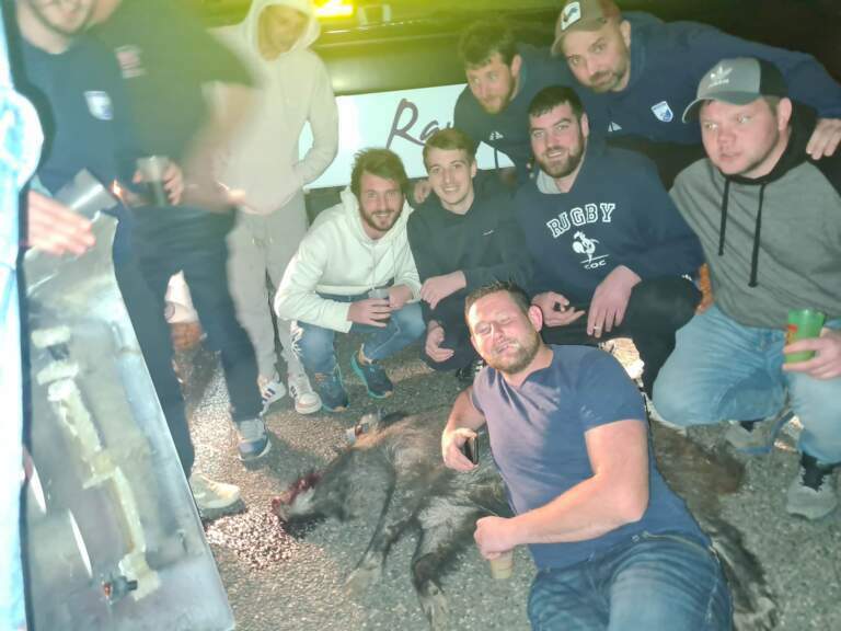 Malgré la défaite 27 a 23 à carmaux , le COC ramène 1 point et un sanglier , mais à laisser un pare choc sur la rocad