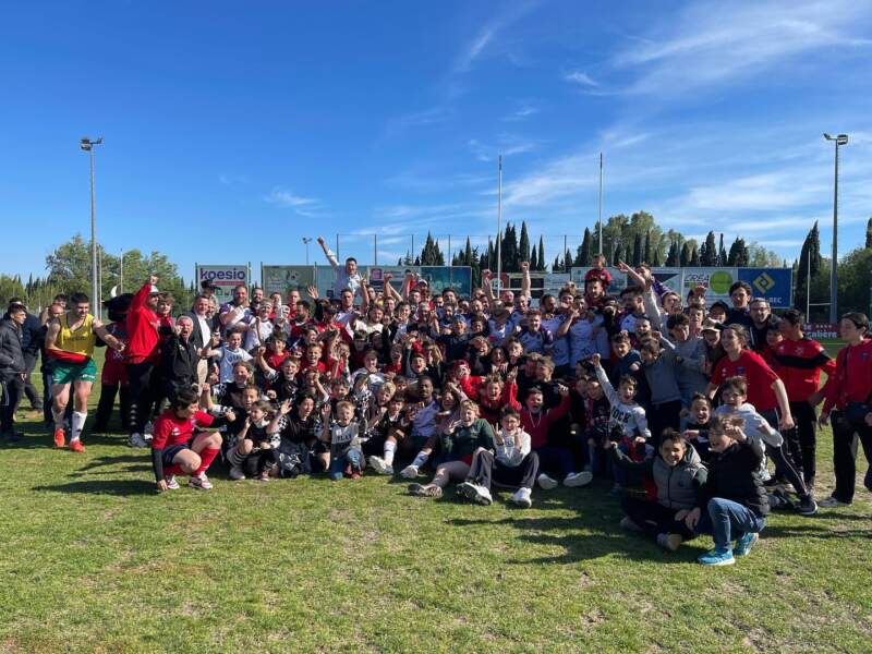 Nimes premier de poule et qualifié bien sûr pour les quarts de finale de Nationale 2