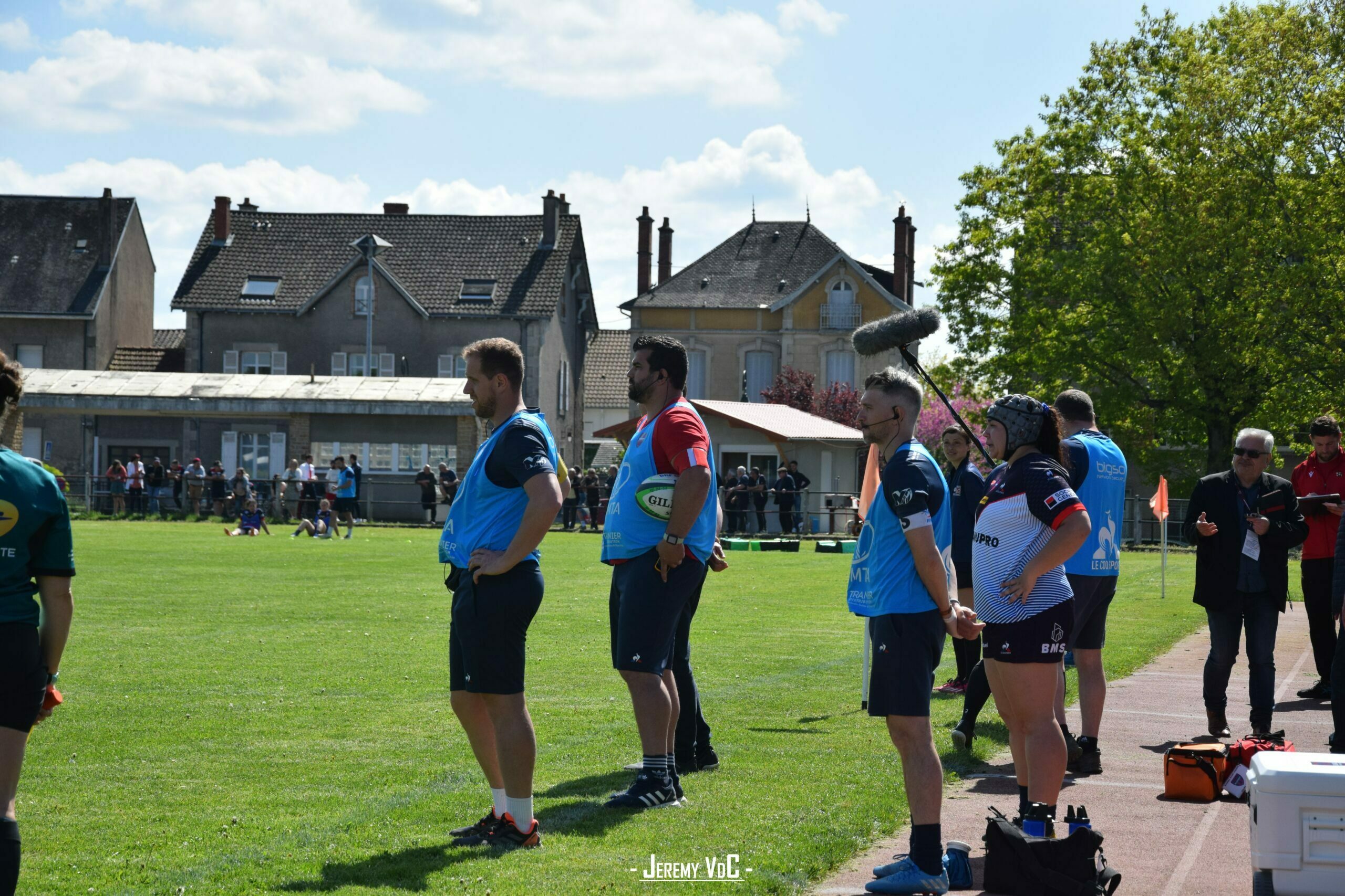 Un staff pleinement satisfait de cette finale (crédit photo Jeremy VdC)