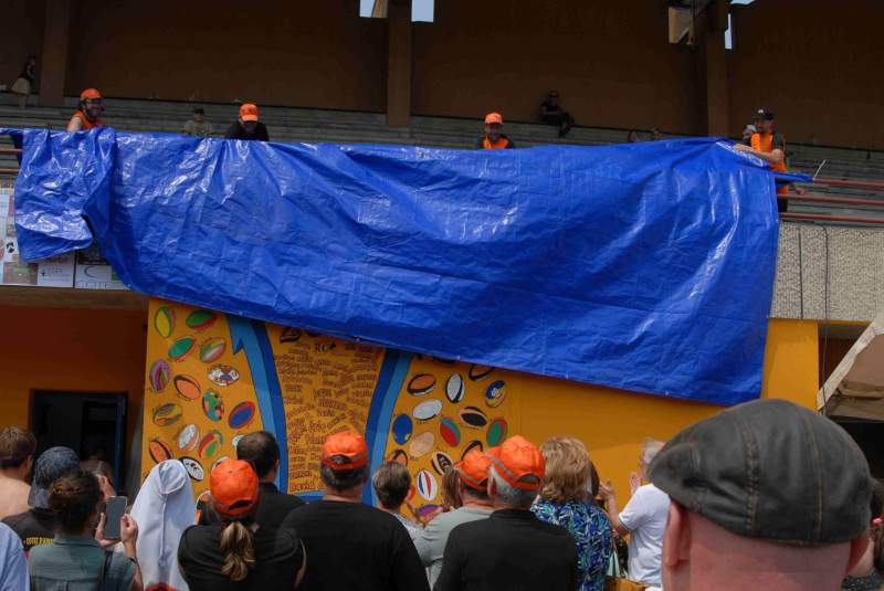 Anniversaire une grande fresque pour les 50 ans du RC Rhodanien