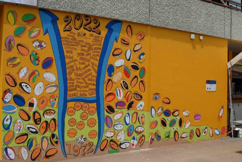 Anniversaire une grande fresque pour les 50 ans du RC Rhodanien