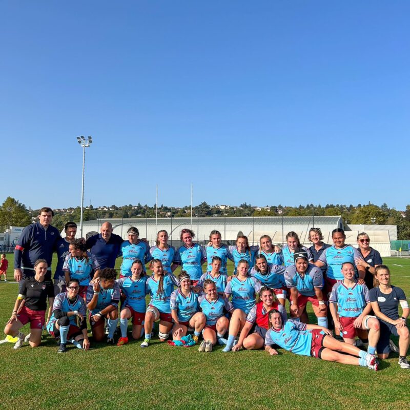 Les Grenades de Bourgoin Jallieu entament leur saison de Fédérale 1 par une large victoire contre les Violettes bressanes (61 24)