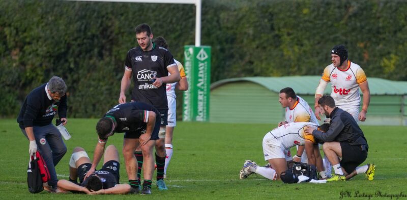 Euskarians  Belgique belle fête du rugby basque autour de cette rencontre inter nationale 