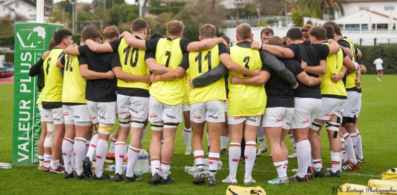 Euskarians  Belgique belle fête du rugby basque autour de cette rencontre inter nationale 