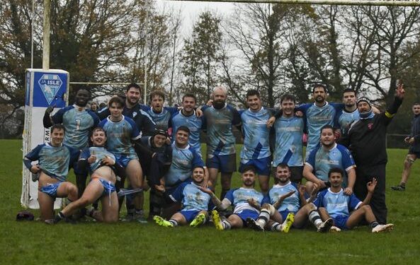 La Fédérale B d'ISle gagnen 13 9 contre Decazeville et la une s'impose 22 17 (©Be Inside Sports)