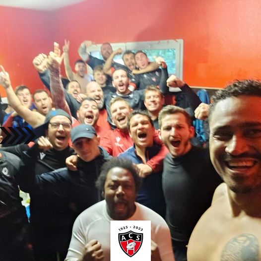 Selfie flou pour la double victoire de Soissons à domicile, contre Dunkerque (57 0 en B et 53 11 en A