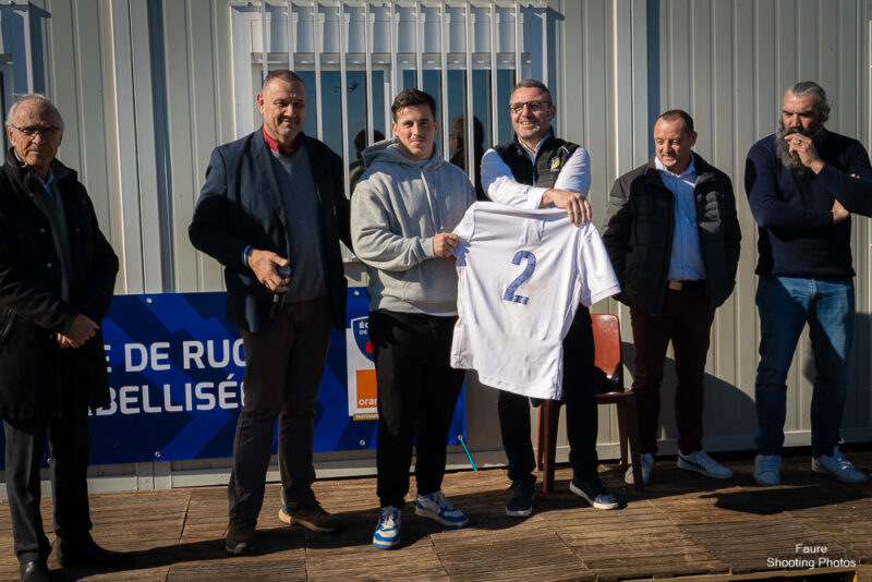 US Véore le nouveau centre d'entraînement inauguré en présence de Sébastien Chabal 