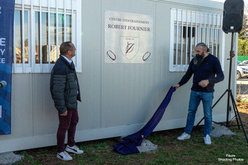 US Véore le nouveau centre d'entraînement inauguré en présence de Sébastien Chabal 