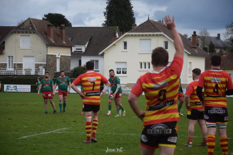 De gros duels attendaient Pompadour et Saint-Cyprien ce dimanche, de quoi faire coucou vers plus haut ? (crédit photo Jeremy VdC - RugbyAmateur.fr)