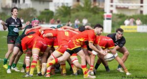 En Régionale 2, Saint-Pée et Ustaritz vont se retrouver, quelques jours après leur affrontement en finale des Pyrénées-Atlantiques (crédit Jean-Marc Lestage Photographie - RugbyAmateur.fr)