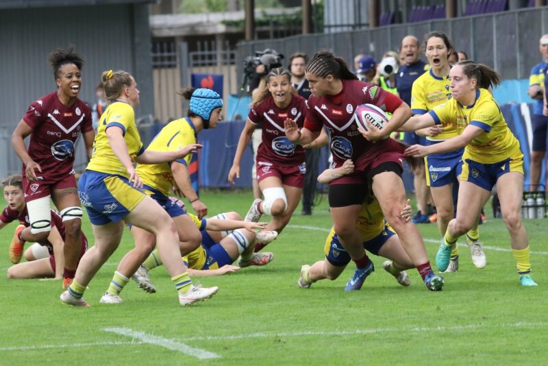 Finales Féminines Bordeaux La Rochelle Bayonne Agen l'ASM et Millau, championnes de France