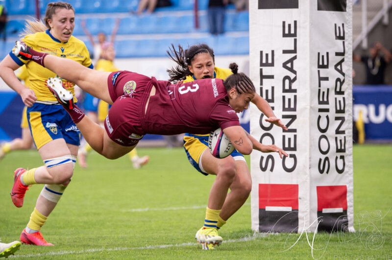 Finales Féminines Bordeaux La Rochelle Bayonne Agen l'ASM et Millau, championnes de France