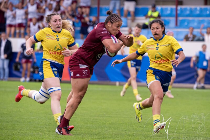 Finales Féminines Bordeaux La Rochelle Bayonne Agen l'ASM et Millau, championnes de France