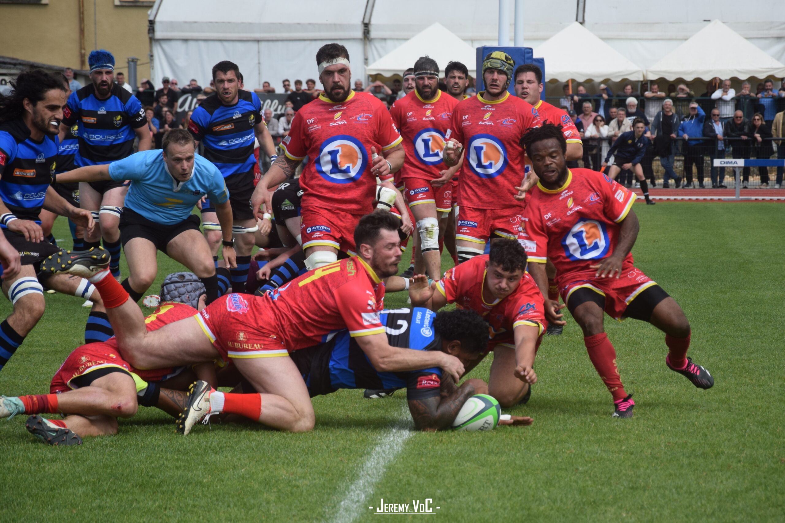 8ème de finale Fédérale 2  Sarlat plus solide que Millau file en Fédérale 1