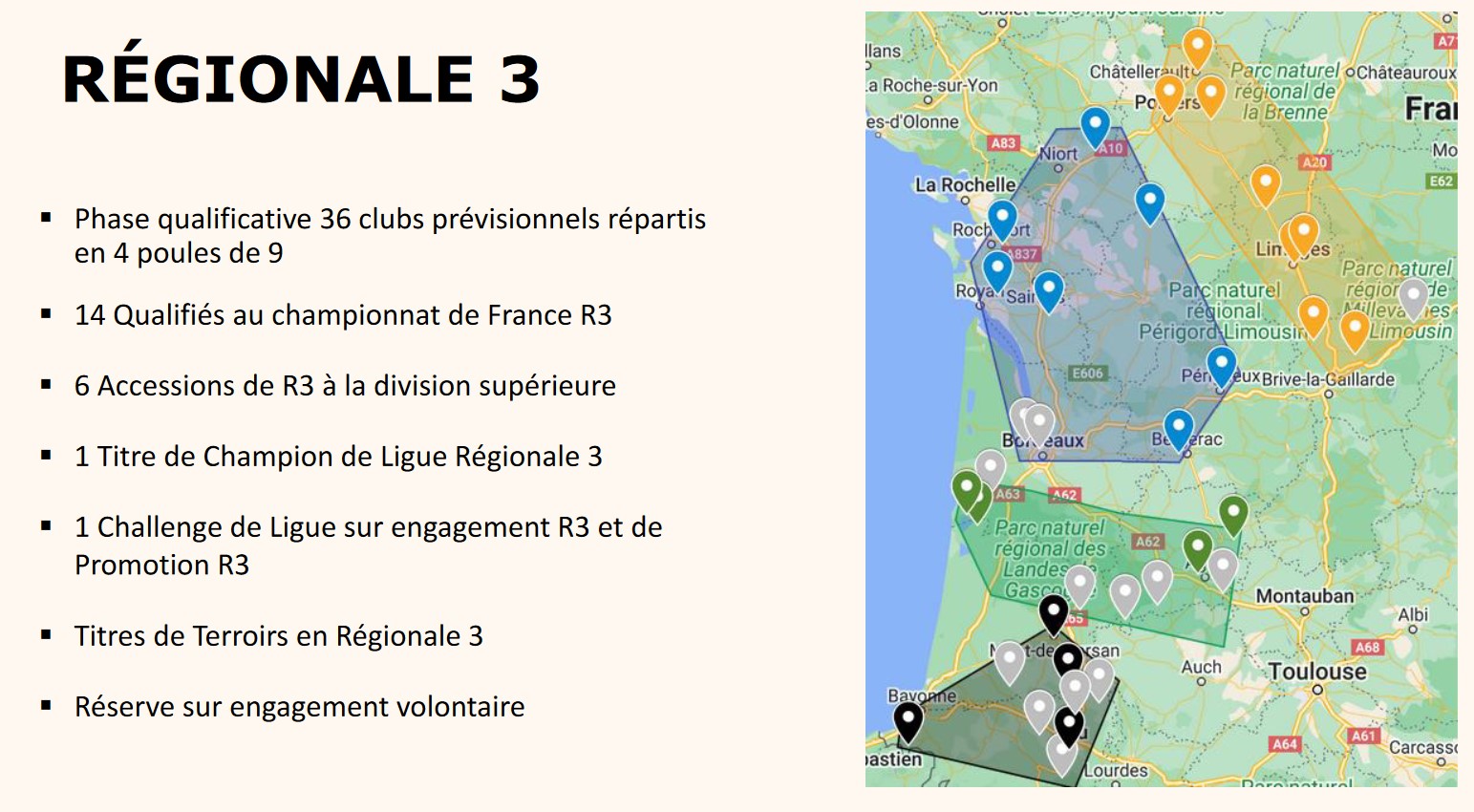 Régionale 3 Nouvelle Aquitaine 2024 2025