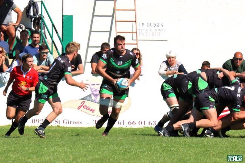 Saint Girons Prades 09 24 Pascal Villalba 13 - Fédérale 1, chiffres, saison, Tyrosse
