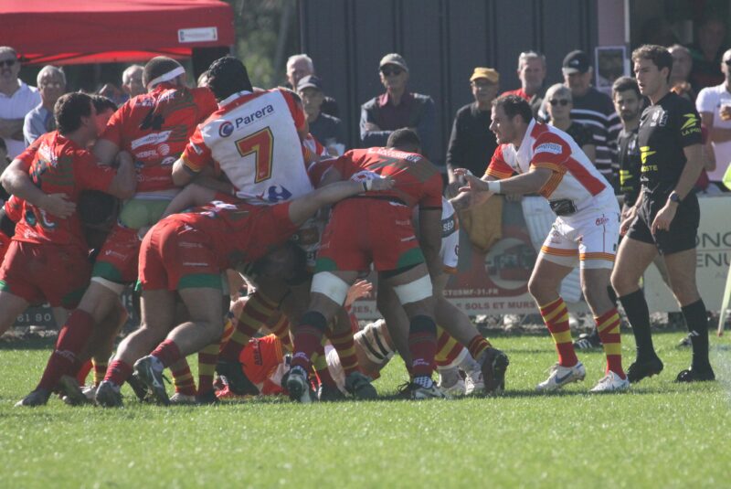 Fédérale 1 Saint Sulpice sur Lèze L'Isle Jourdain l'USSS remporte le derby au sommet