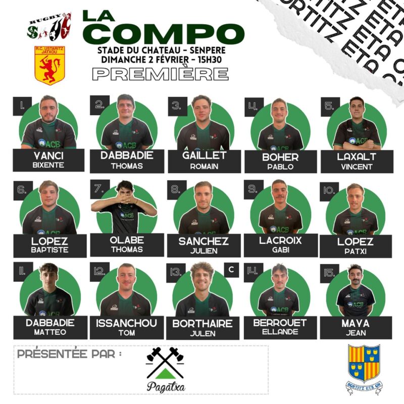 Régionale 1 Saint-Pée Ustaritz-Jatxou un derby basque renversant jusqu'à la dernière seconde