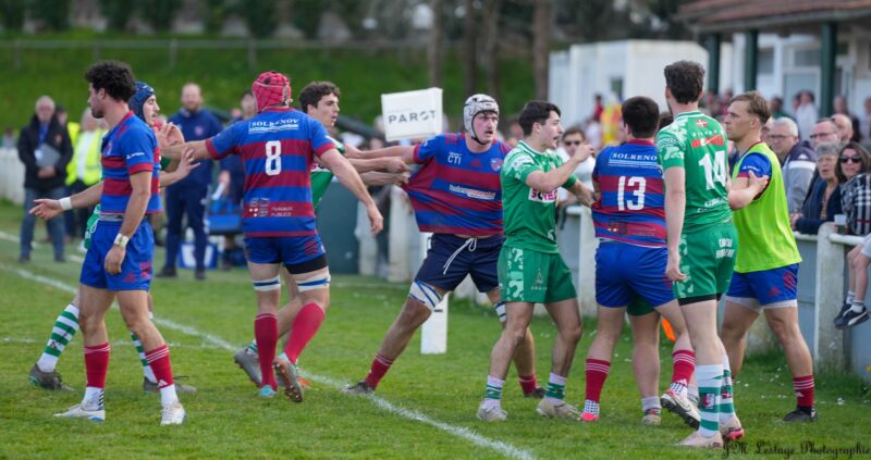 Fédérale 2 Hasparren Mérignac un bras de fer musclé et indécis jusqu'à la dernière seconde