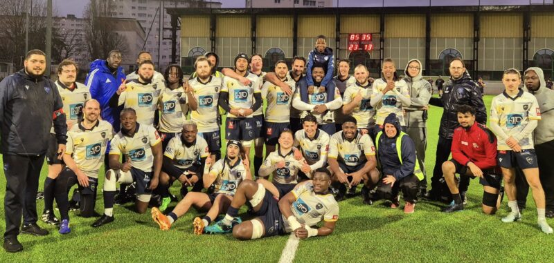 Saint Denis Rugby 93 assure sa qualification pour les 8emes de F1 - Photos,selfie,week-end,mars