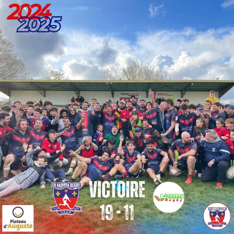 US Saintes monte en F3 grace a sa victoire etrique sur Pessac - Photos,selfie,week-end,mars