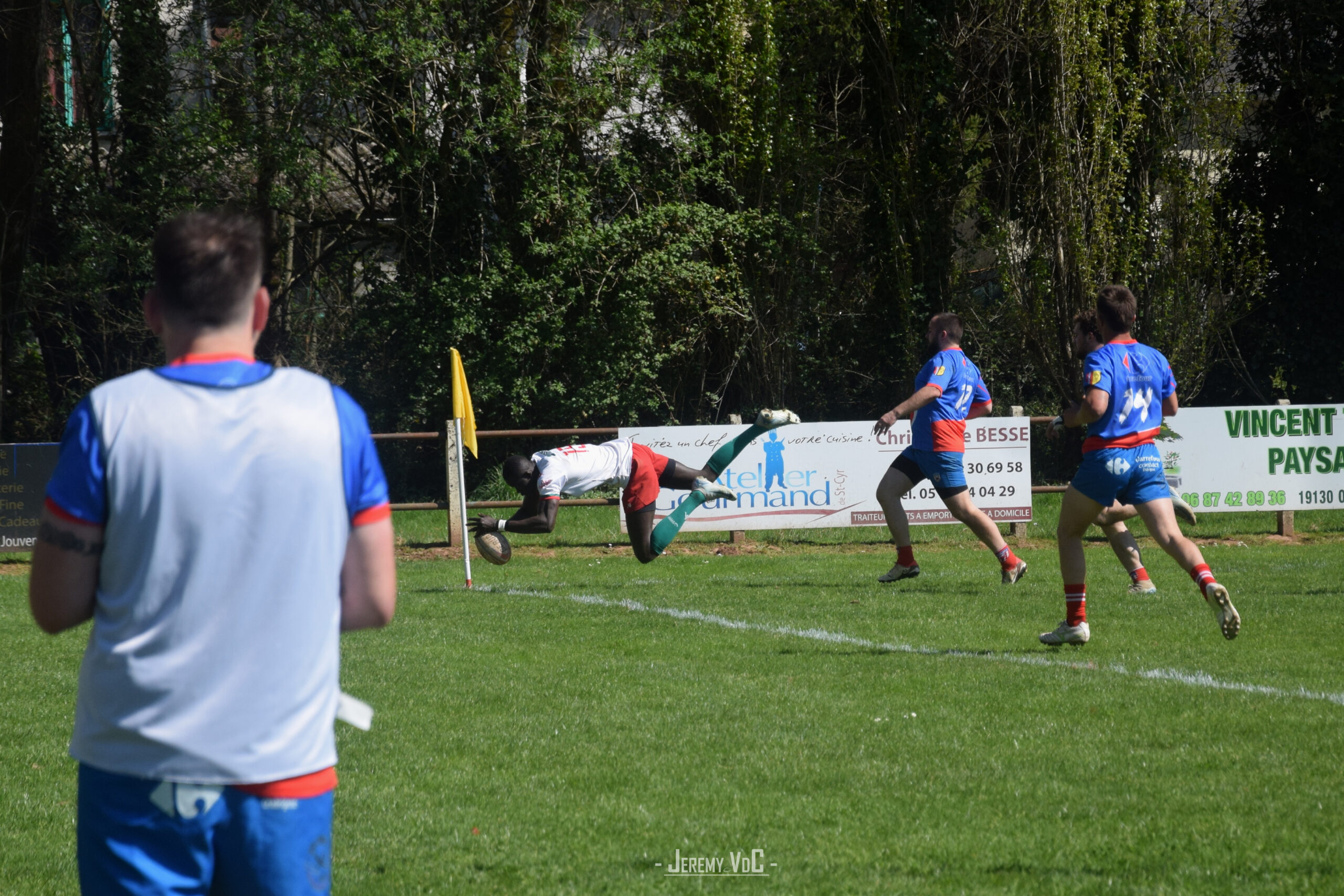 Sous le regard des Corréziens lors de son essai, Mbaye Ba a permis aux siens de longtemps y croire (crédit photo Jeremy VdC)