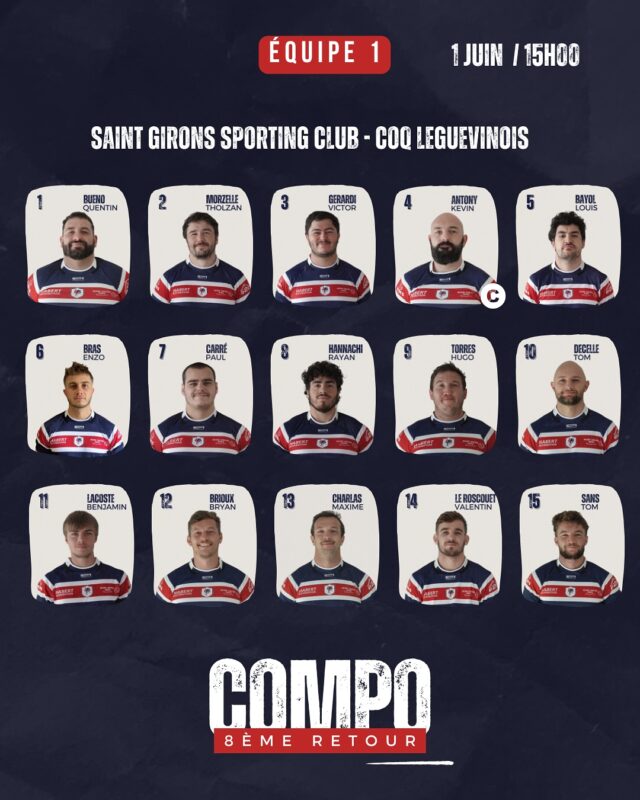 Fédérale 2 Saint-Girons Léguevin la montée au bout du pied