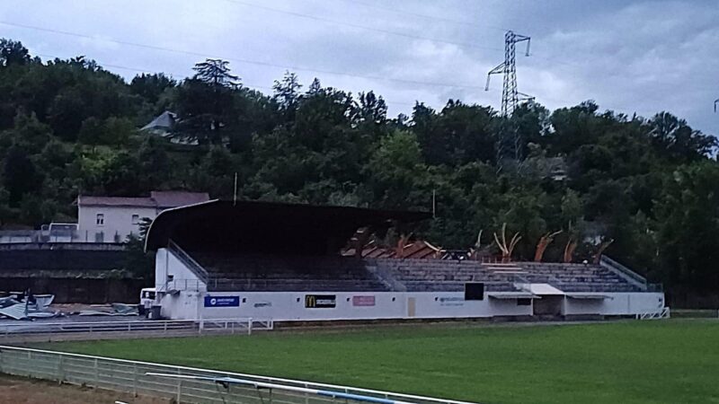 Orages : mini tornade et gros dégâts dans l'Aveyron, Decazeville durement touché