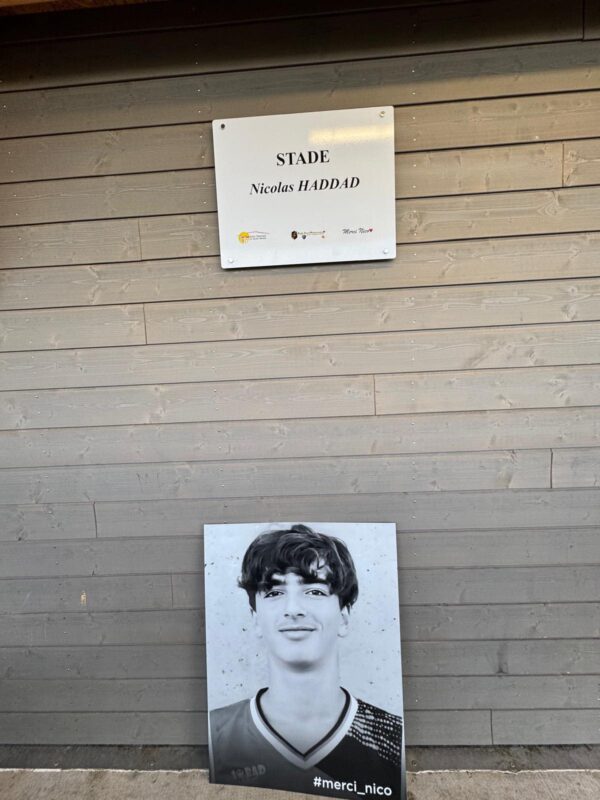 Nicolas Haddad : le stade de Saint-Maximin-la-Sainte-Baume porte le nom du jeune homme décédé en mars dernier