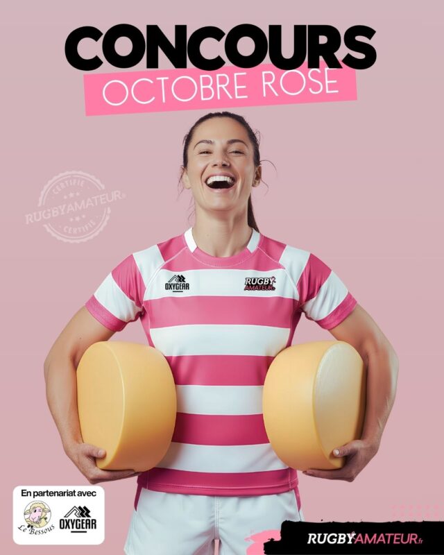 Octobre Rose 2025 : Concours RugbyAmateur 2025, montrez votre soutien !