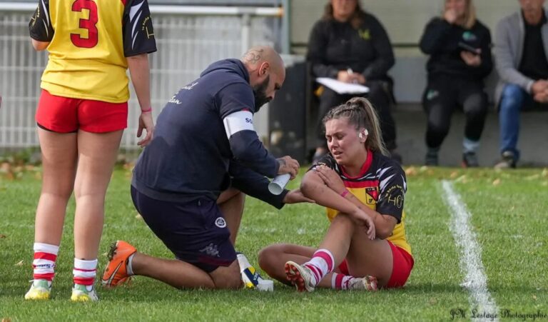 JM L Filles - Queyrannais, villeneuve de marsan, match arrêté, cartons rouges