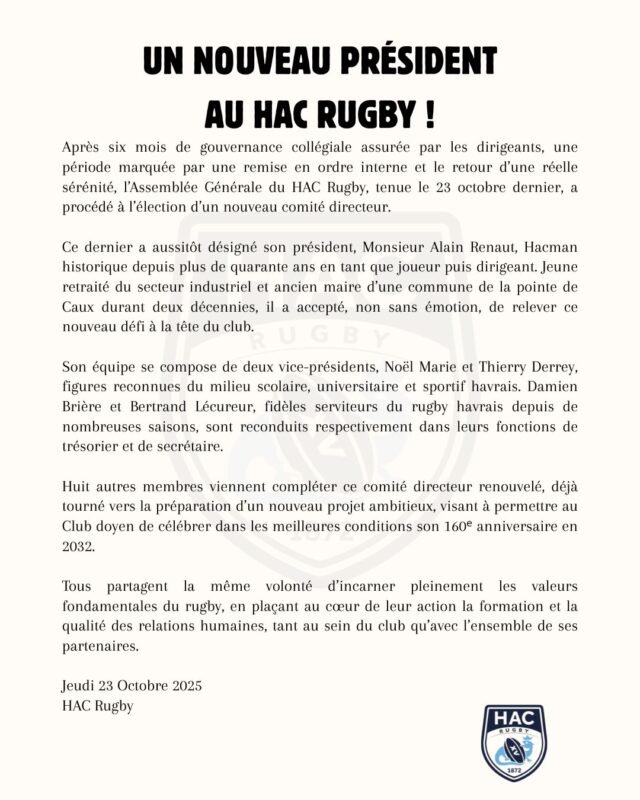 Reportage Le Havre AC (Féd2) : la fin des hics au HAC, après la tempête, le doyen se tourne vers un avenir plus "fédérateur"