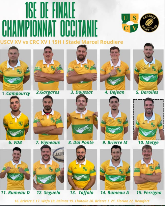 Capture decran 2026 03 23 081341 - barrage,Occitanie,Régionale 3,US Critourienne,Castres