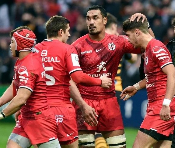1444x920 jerome kaino troisieme ligne stade toulousain lors match champions cup face anglais wasps 15 decembre 2018 stade ernest wallon toulouse - stade toulousain,quadruplé,top 14,Montpellier,finale,MHR,arbitrage,Toulouse