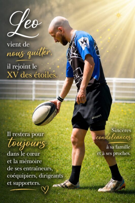 Carnet noir : le rugby gersois pleure la disparition de Léo Pelix (L'Isle-Jourdain, XV de la Save)