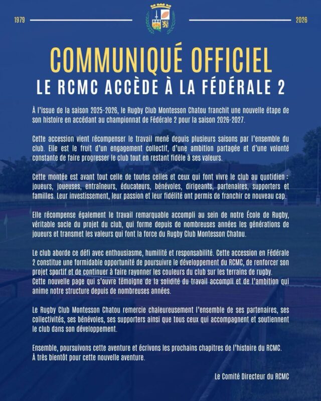 725560696 1661035519356248 34929760880704300 n - Fédérale 2,Repêché,Repêchage,promu,Montesson Chatou