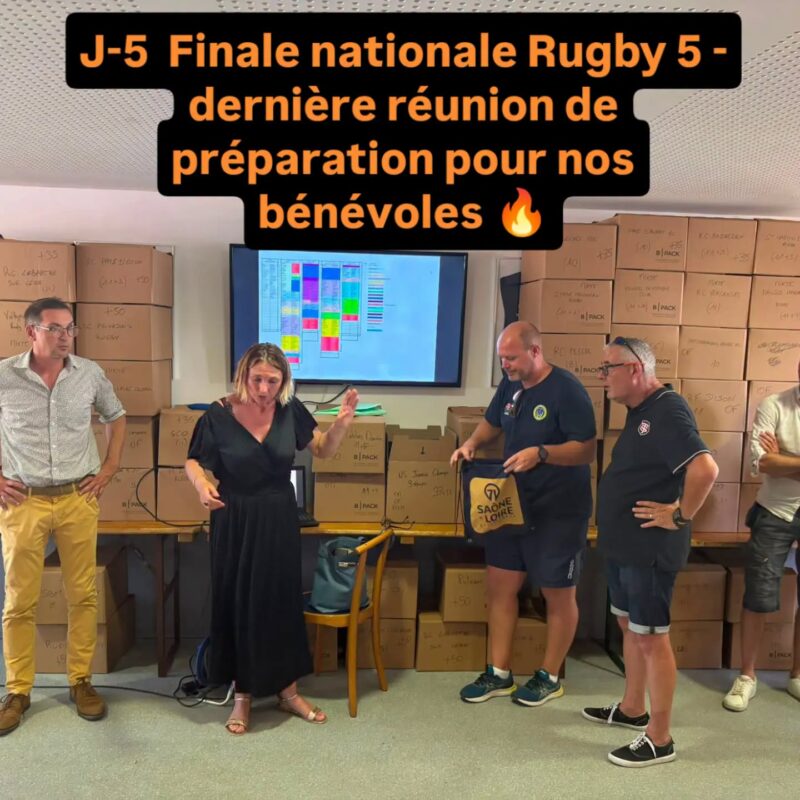 Canicule : les finales nationales de rugby à 5 à Chalon-sur-Saône annulées (27-28 juin) !