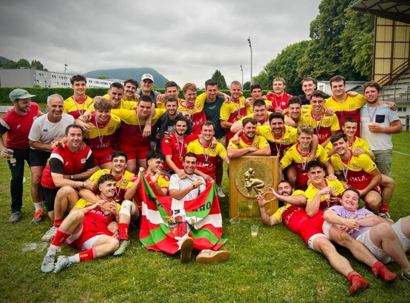 les espoirs de nafarroa - champions, rugby, championnes, amateur