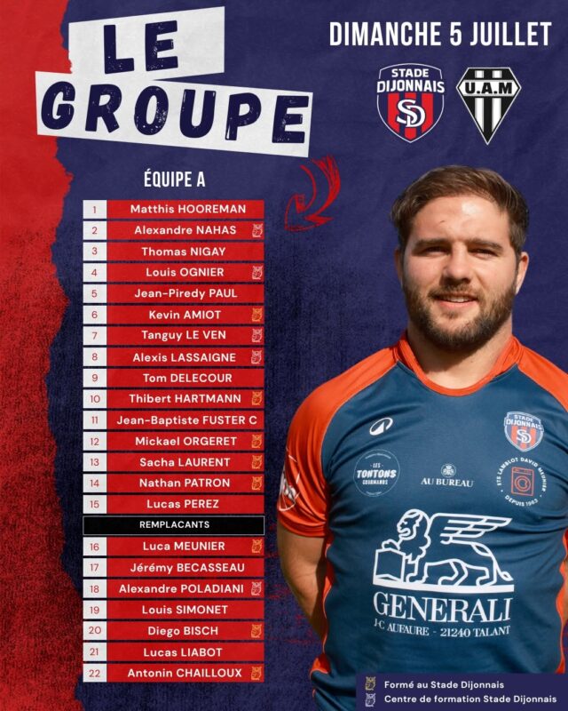 736320205 18416977144183762 551339881284457637 n - Stade Dijonnais,Mimizan,régionale 1