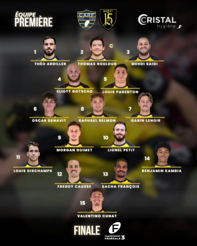 Fédérale 3 : Saint-Raphaël Fréjus s'adjuge le bouclier de champion de France face à Paris 15