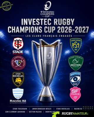 Investec Champions Cup 2026-2027 : les poules, les calendriers, club par club
