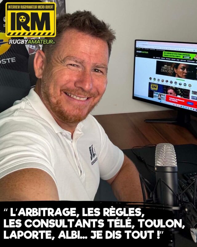 IRM, l'Interview RugbyAmateur Micro ouvert de... Laurent Cardona