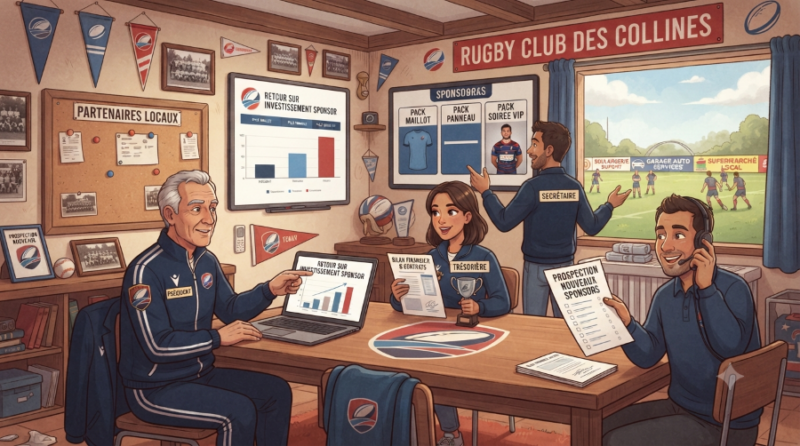 Club rugby amateur : trouver et fidéliser des sponsors locaux