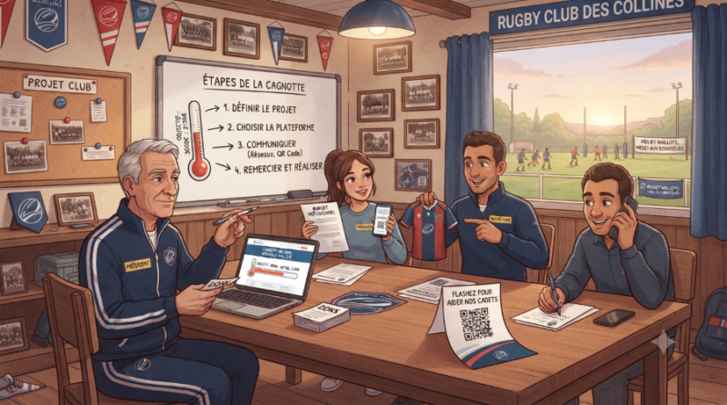 Cagnotte en ligne pour un projet club de rugby amateur
