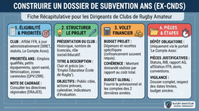 Sport amateur : construire un dossier de subvention CNDS / ANS